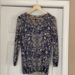 J. Crew patterened Tippi sweater